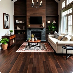 Living Room vinyl flooring