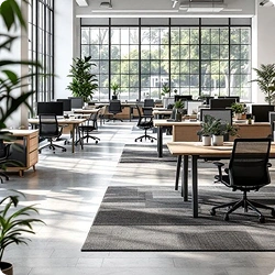 Office vinyl flooring
